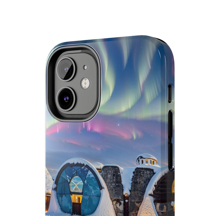 Auroral Arctic Abodes - Tough Phone Case - Phone Case - g(0D·IO) - iPhone 13 Mini - -
