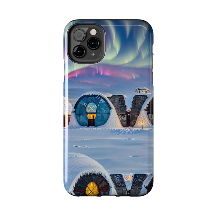 Auroral Arctic Abodes - Tough Phone Case - Phone Case - g(0D·IO) - iPhone 13 Mini - -