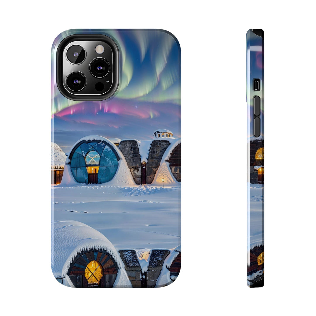 Auroral Arctic Abodes - Tough Phone Case - Phone Case - g(0D·IO) - iPhone 12 Pro Max - -