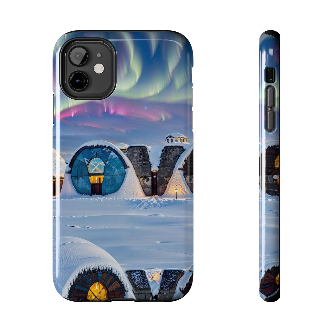 Auroral Arctic Abodes - Tough Phone Case - Phone Case - g(0D·IO) - iPhone 11 - -