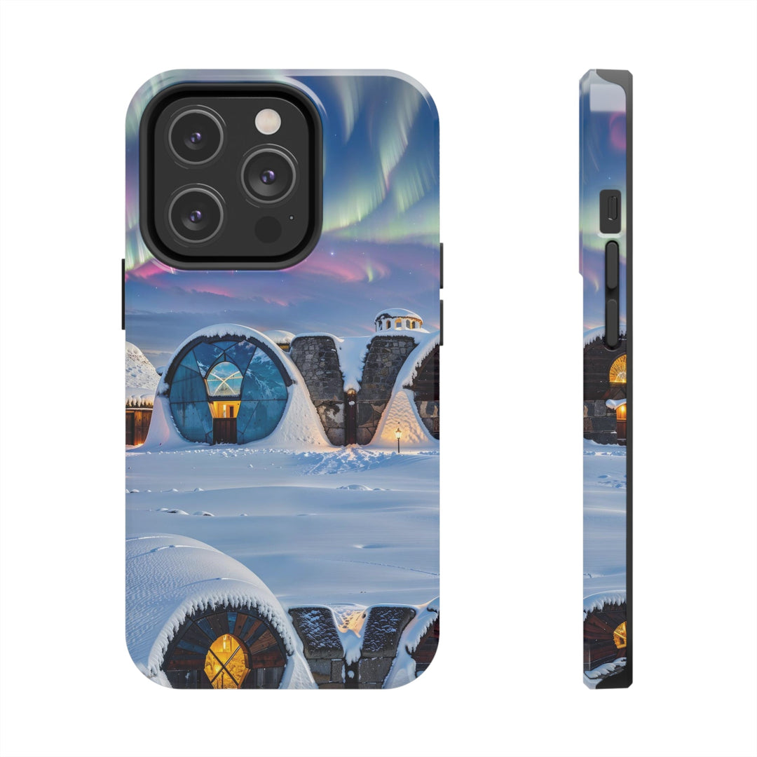 Auroral Arctic Abodes - Tough Phone Case - Phone Case - g(0D·IO) - iPhone 14 Pro - -