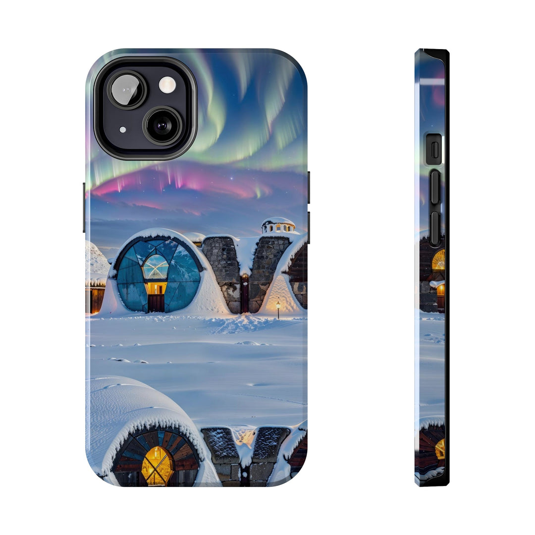 Auroral Arctic Abodes - Tough Phone Case - Phone Case - g(0D·IO) - iPhone 13 - -