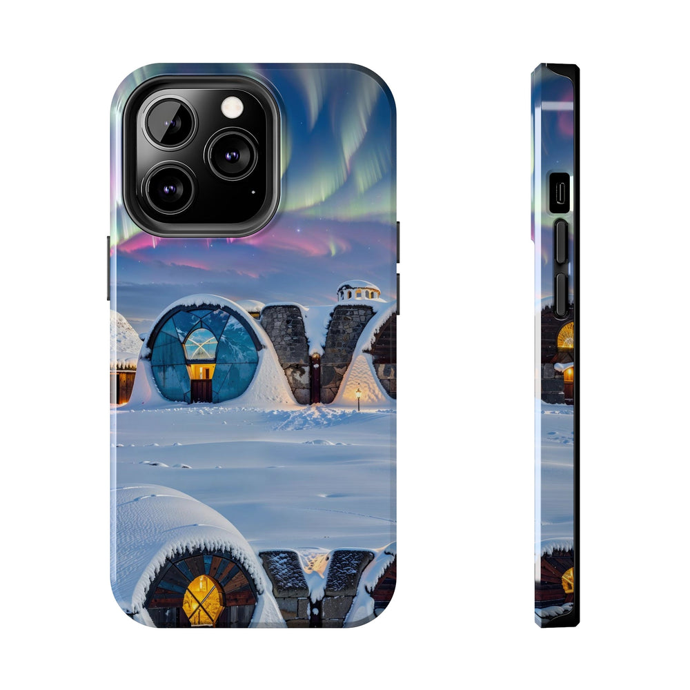 Auroral Arctic Abodes - Tough Phone Case - Phone Case - g(0D·IO) - iPhone 13 Pro - -