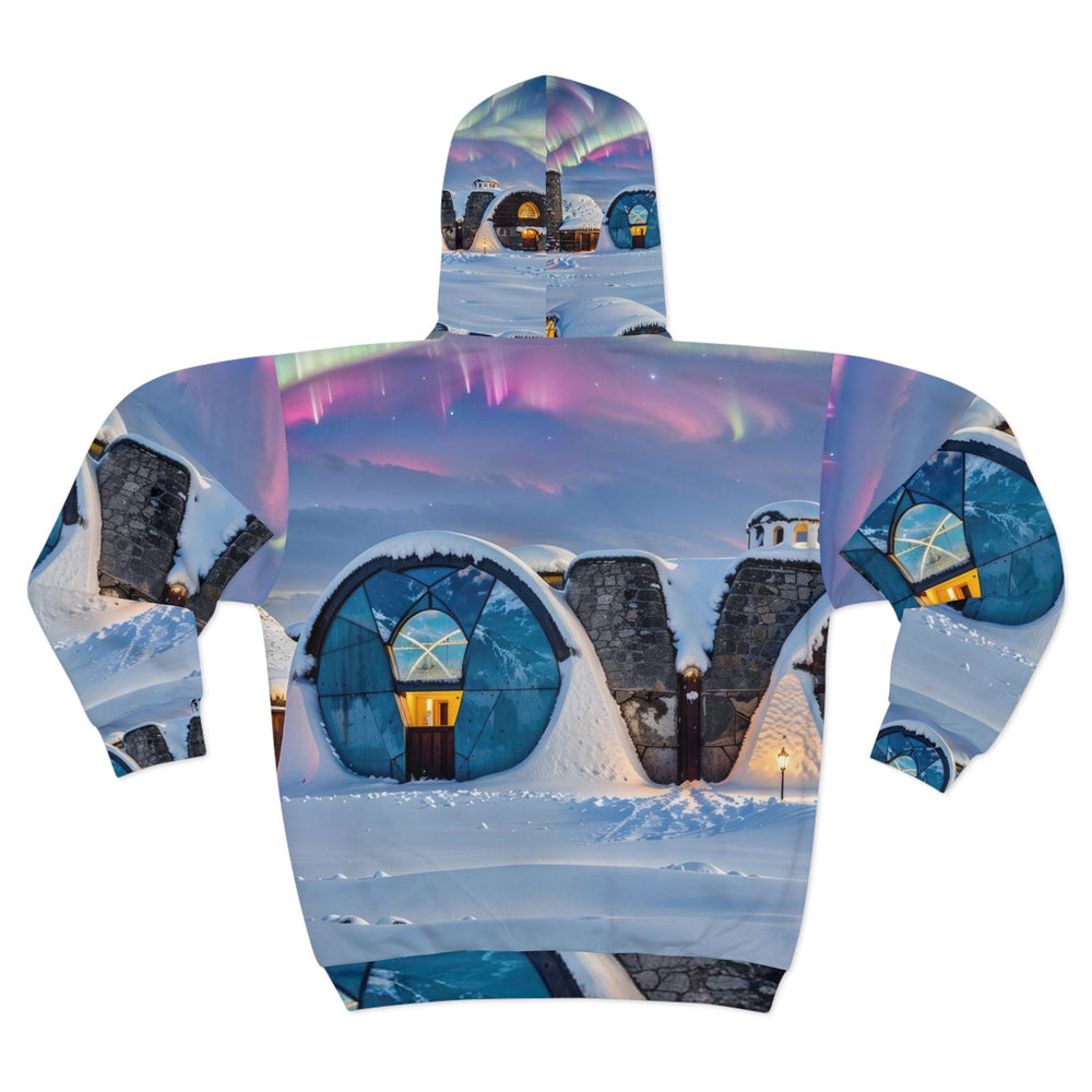 Auroral Arctic Abodes - Unisex Zip Hoodie - All Over Prints - g(0D·IO) - XS - -