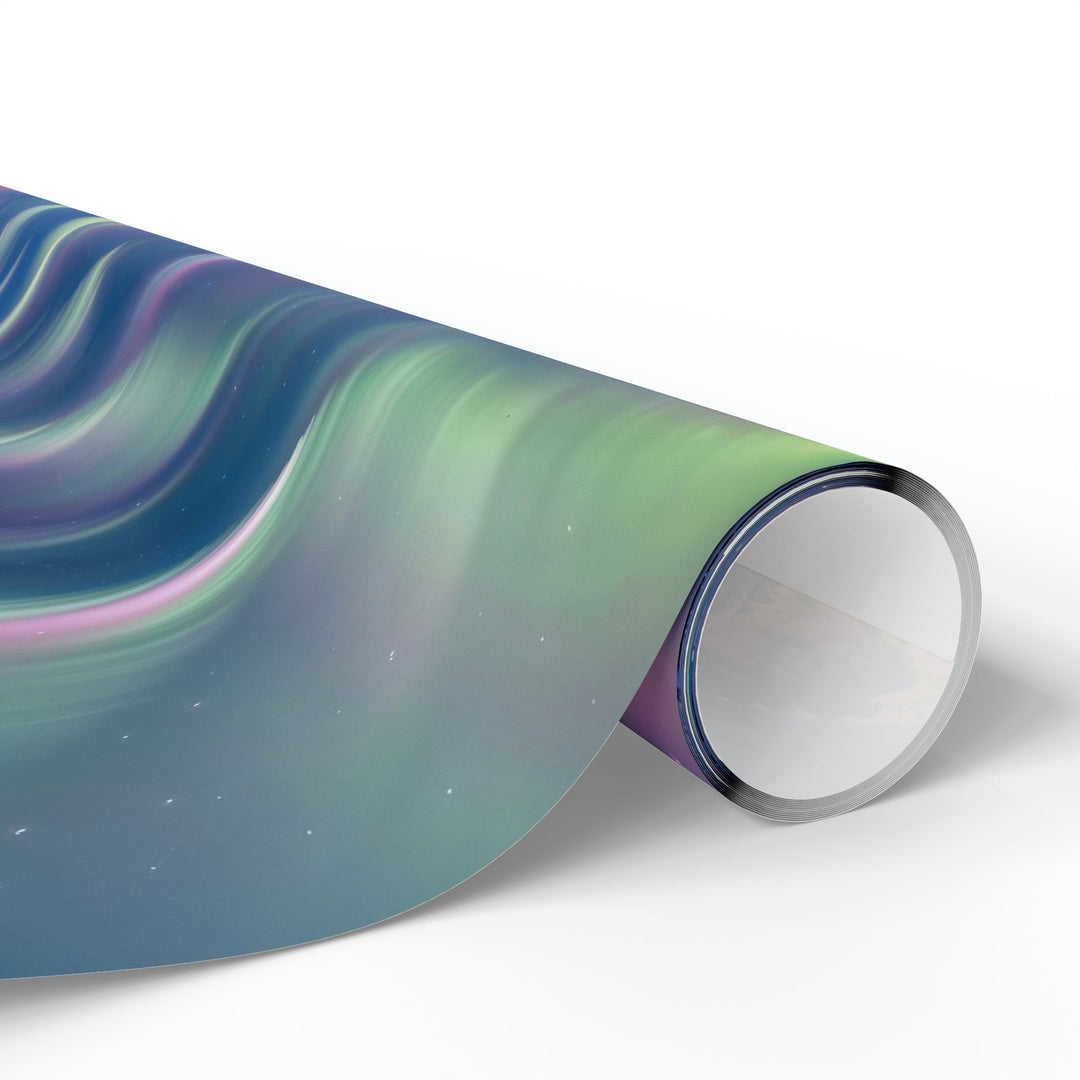 Auroral Arctic Abodes - Wrapping Paper - Home Decor - g(0D·IO) - 30" x 180" - Matte -