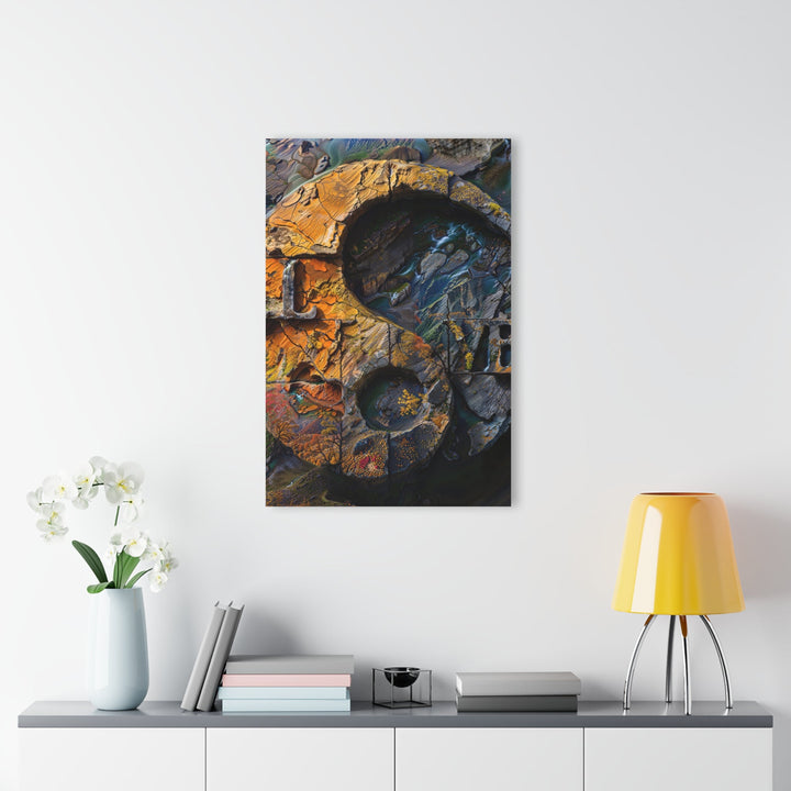 Autumn Geometric Contrast - Acrylic Prints (French Cleat Hanging) - Home Decor - g(0D·IO) - 24" x 36" (Vertical) - 0.25'' -