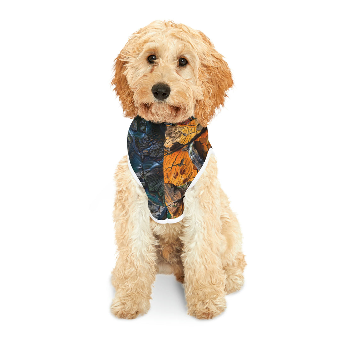 Autumn Geometric Contrast - Pet Hoodie - Pets - g(0D·IO) - XXS - Black Rib -