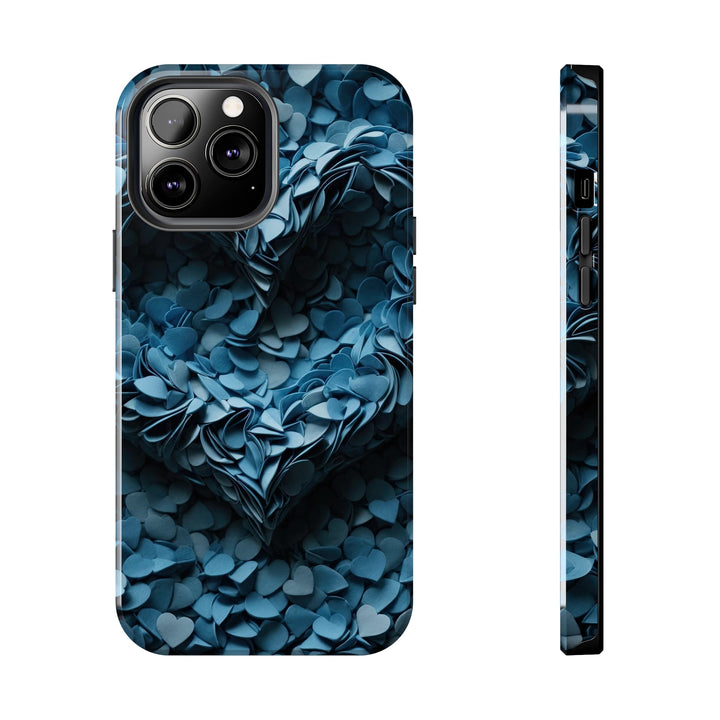Azure Petal Heart - Tough Phone Case - Phone Case - g(0D·IO) - iPhone 13 Pro Max - -