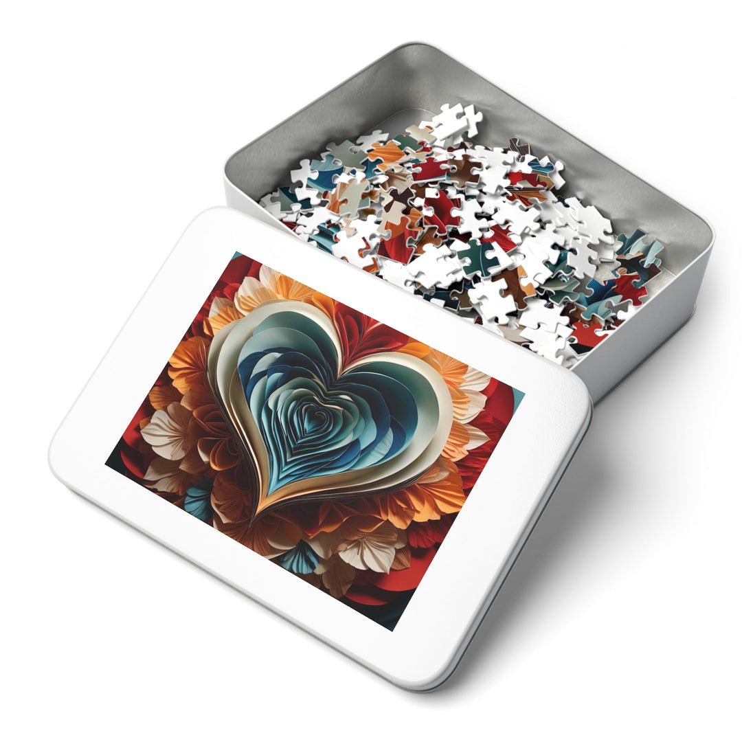 Blooming Heart Layers - Jigsaw Puzzle (100, 252, 500, 1000 pieces) - Puzzle - g(0D·IO) - 29.25" × 19.75" (1000 pcs) - -