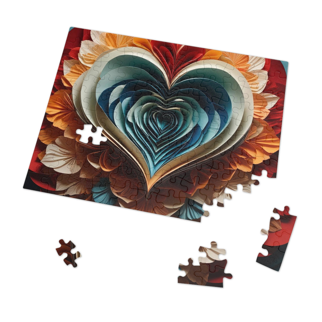 Blooming Heart Layers - Jigsaw Puzzle (100, 252, 500, 1000 pieces) - Puzzle - g(0D·IO) - 29.25" × 19.75" (1000 pcs) - -