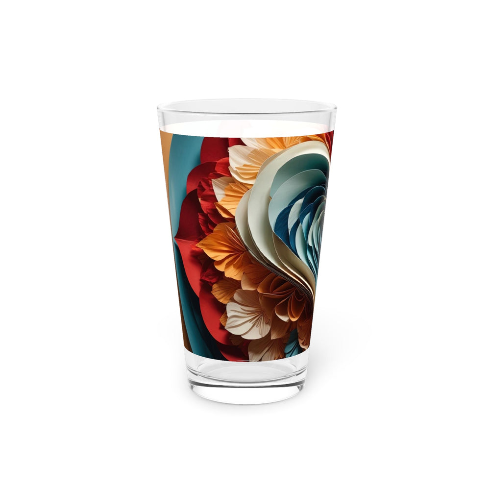 Blooming Heart Layers - Pint Glass - Mug - g(0D·IO) - 16oz - -