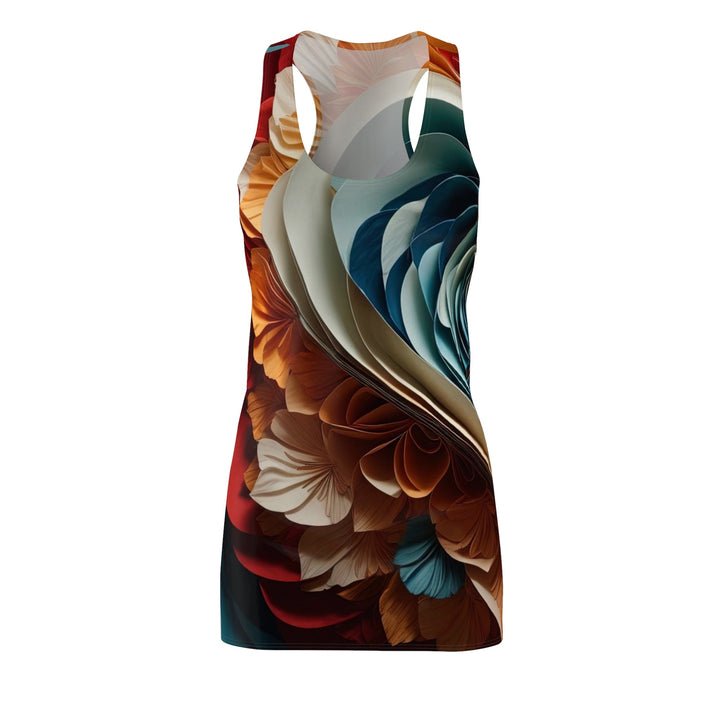 Blooming Heart Layers - Racerback Dress - All Over Prints - g(0D·IO) - XS - -