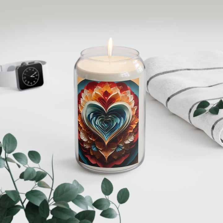 Blooming Heart Layers - Scented Candle - Home Decor - g(0D·IO) - Vanilla Bean - 13.75oz -