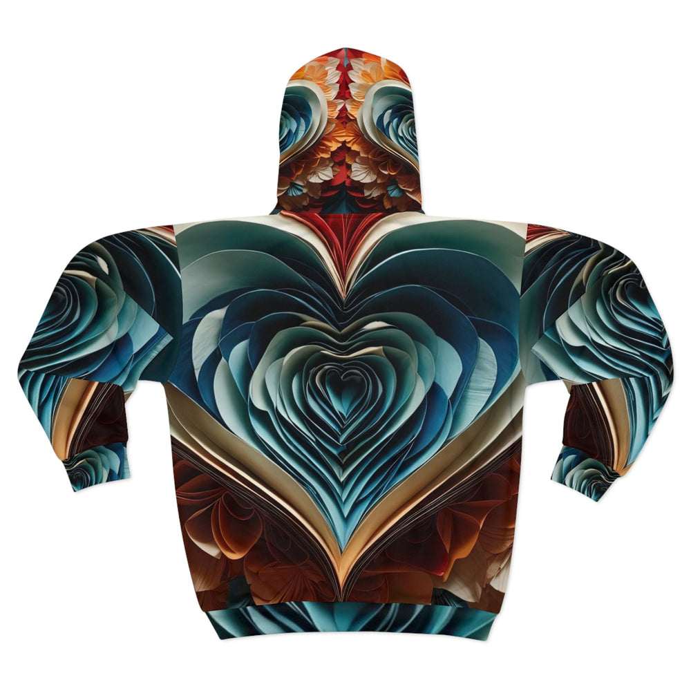 Blooming Heart Layers - Unisex Zip Hoodie - All Over Prints - g(0D·IO) - XS - -