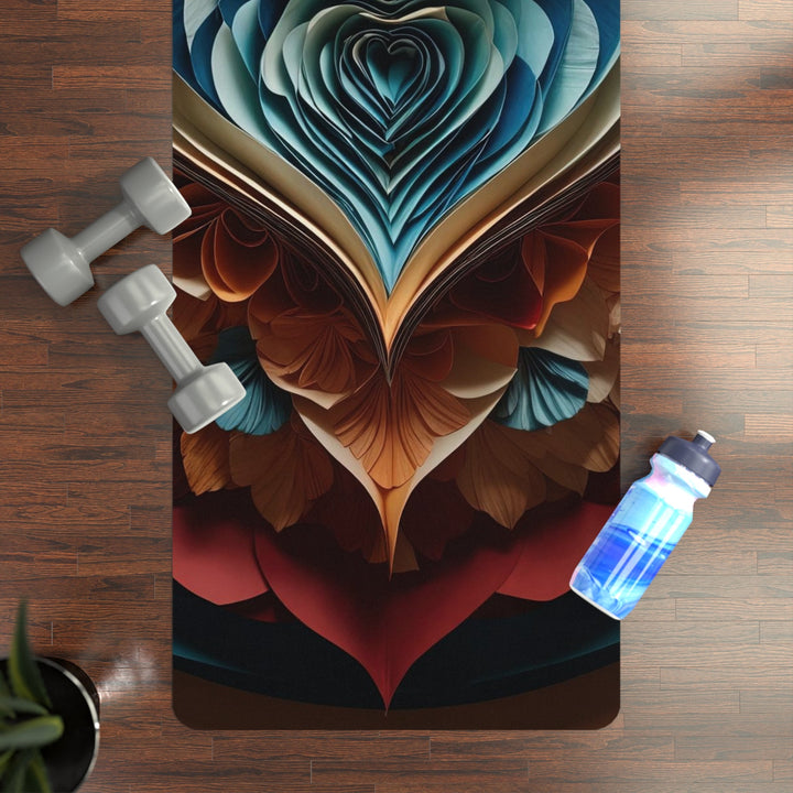Blooming Heart Layers - Yoga Mat - Home Decor - g(0D·IO) - 24” x 68” - -