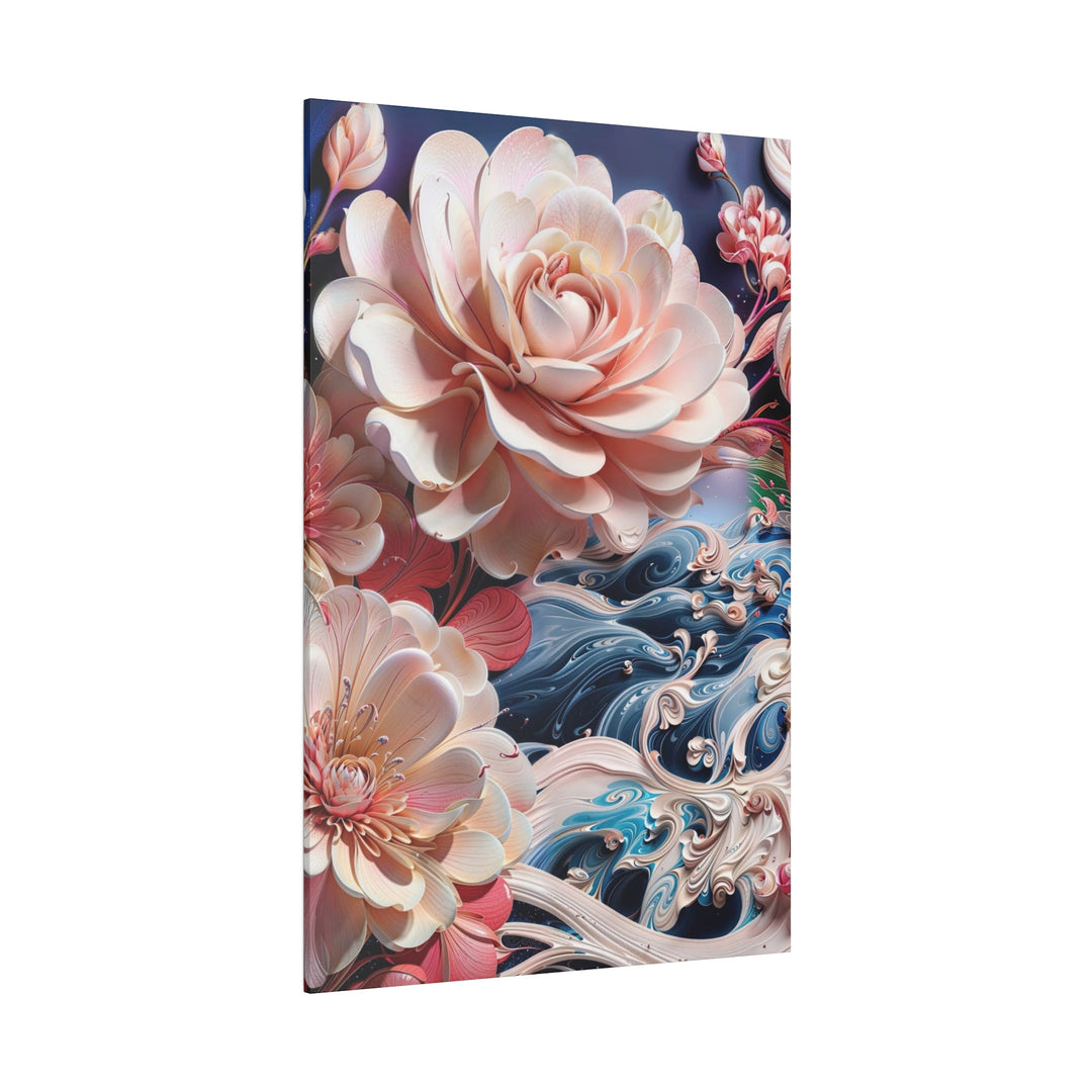 Blossoming Floral Symphony - Matte Canvas - Canvas - g(0D·IO) - 32" x 32" (Square) - 0.75'' -