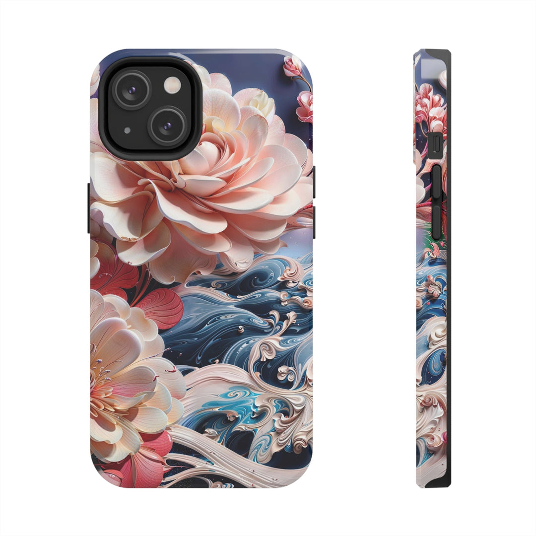 Blossoming Floral Symphony - Tough Phone Case - Phone Case - g(0D·IO) - iPhone 14 - -