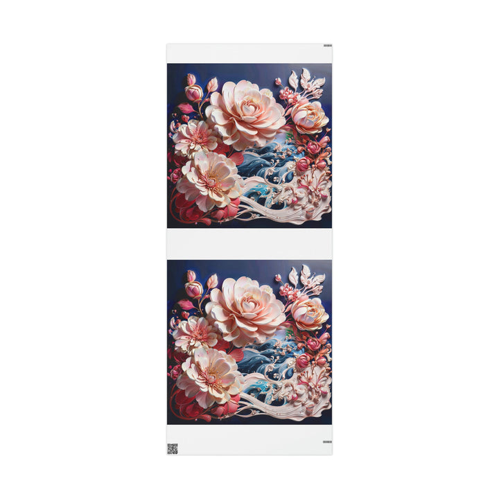 Blossoming Floral Symphony - Wrapping Paper - Home Decor - g(0D·IO) - 30'' x 72'' - Matte -