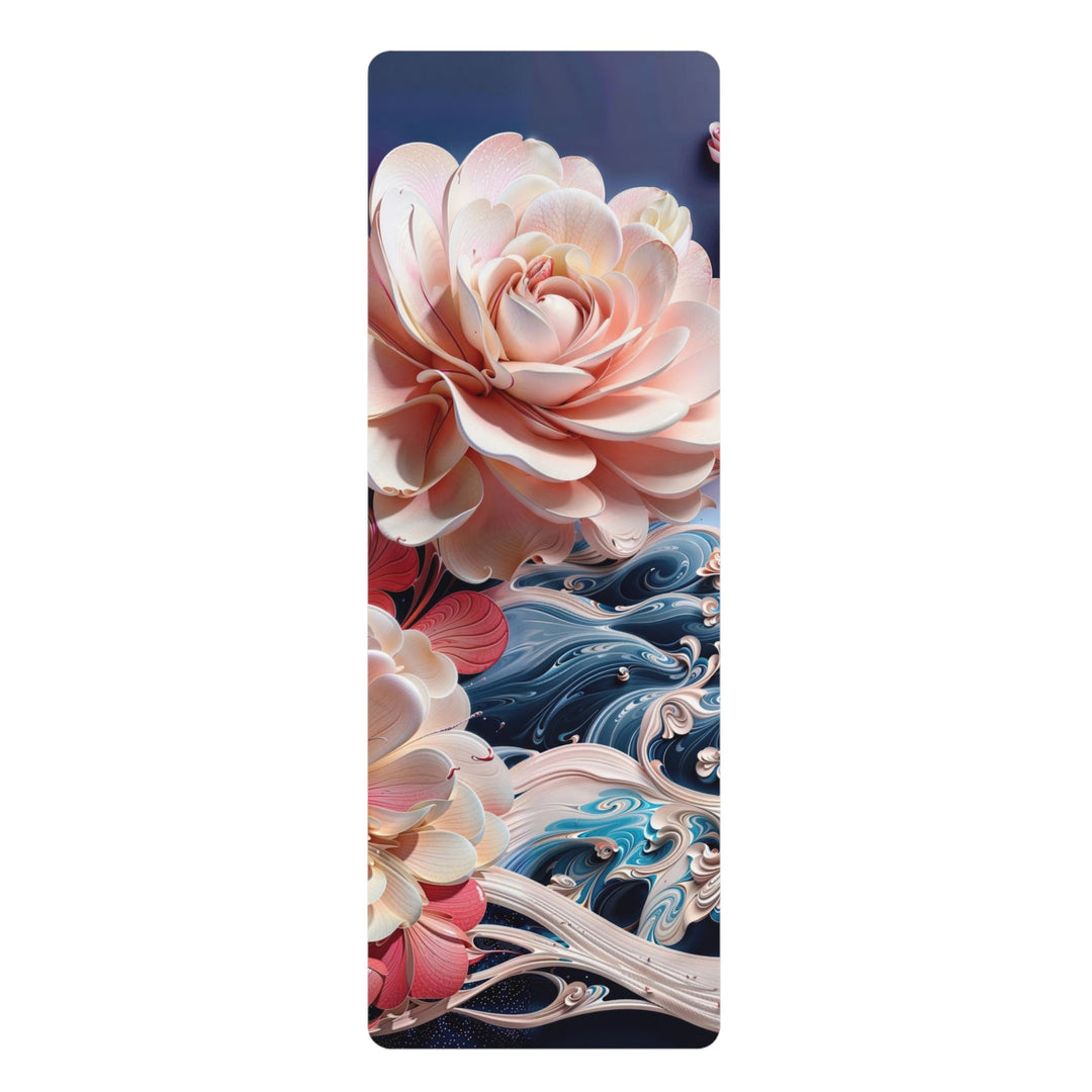 Blossoming Floral Symphony - Yoga Mat - Home Decor - g(0D·IO) - 24” x 68” - -