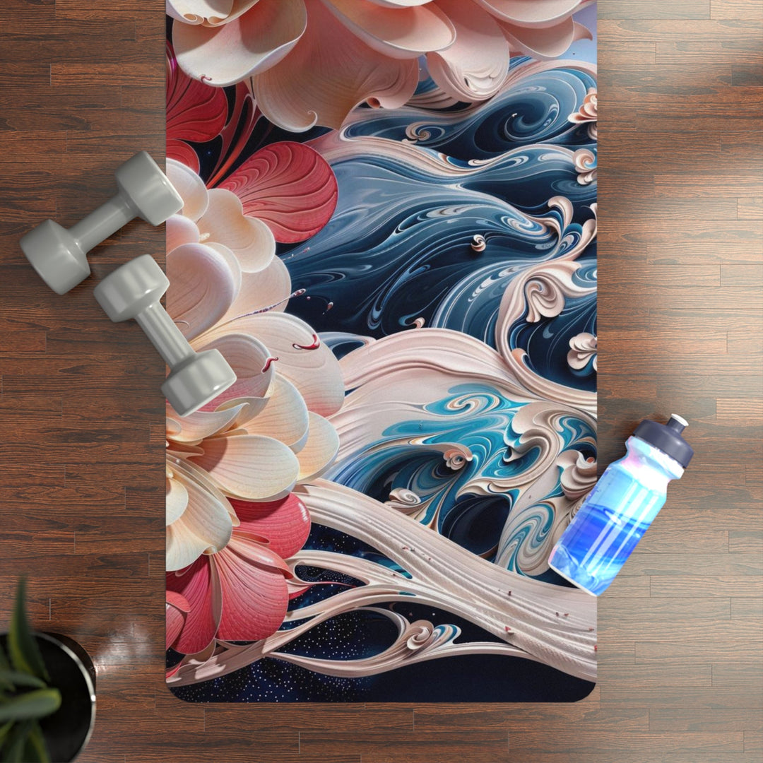 Blossoming Floral Symphony - Yoga Mat - Home Decor - g(0D·IO) - 24” x 68” - -