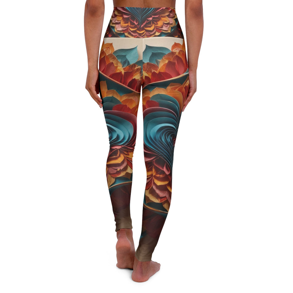 Blossoming Love Mandala - High Waisted AOP Yoga Leggings - All Over Prints - g(0D·IO) - XS - -