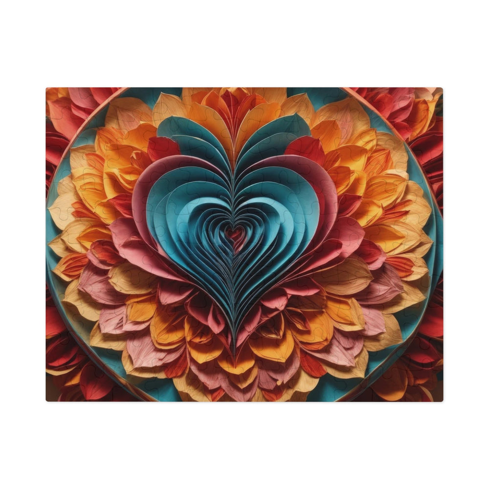 Blossoming Love Mandala - Jigsaw Puzzle (100, 252, 500, 1000 pieces) - Puzzle - g(0D·IO) - 9.6" × 8" (110 pcs) - -