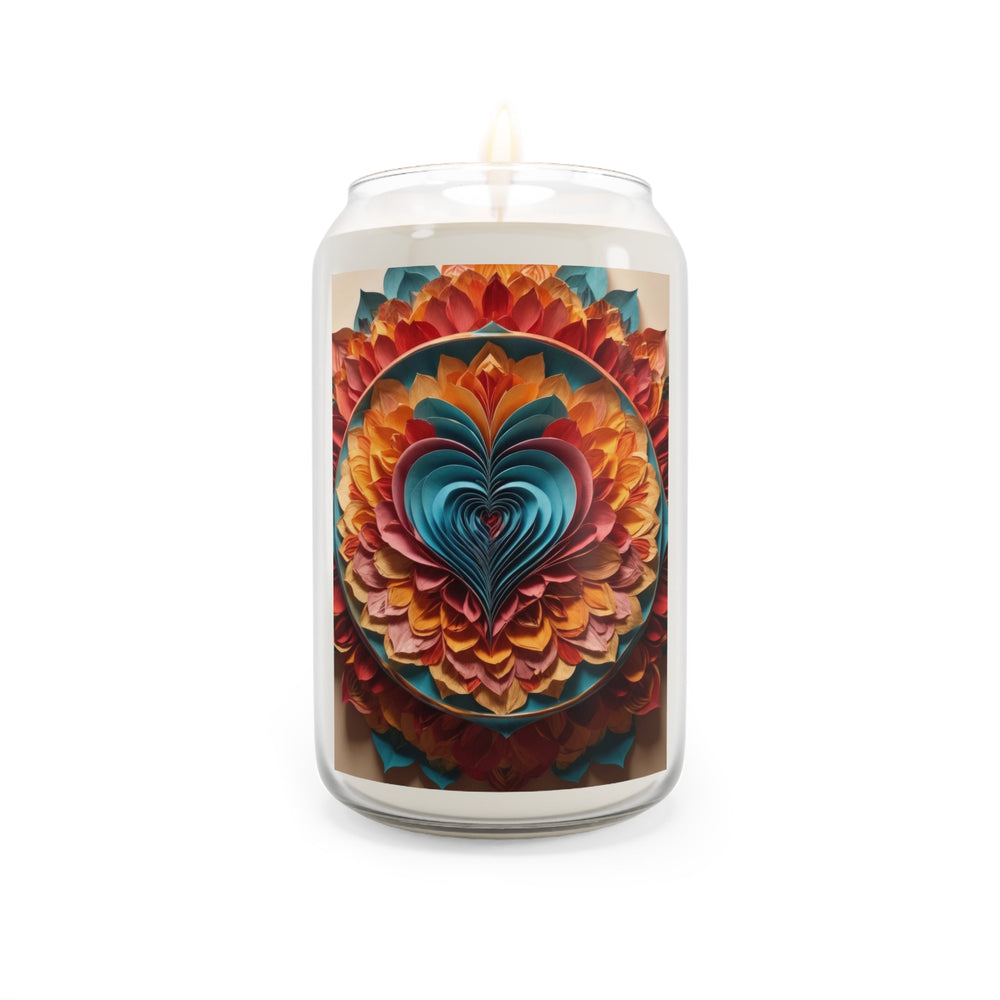 Blossoming Love Mandala - Scented Candle - Home Decor - g(0D·IO) - Sea Breeze - 13.75oz -
