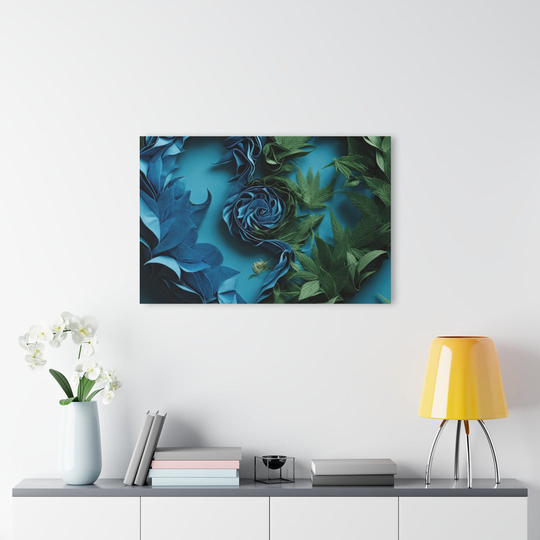 Botanical Dual Heart - Acrylic Prints (French Cleat Hanging) - Home Decor - g(0D·IO) - 24" x 36" (Vertical) - 0.25'' -