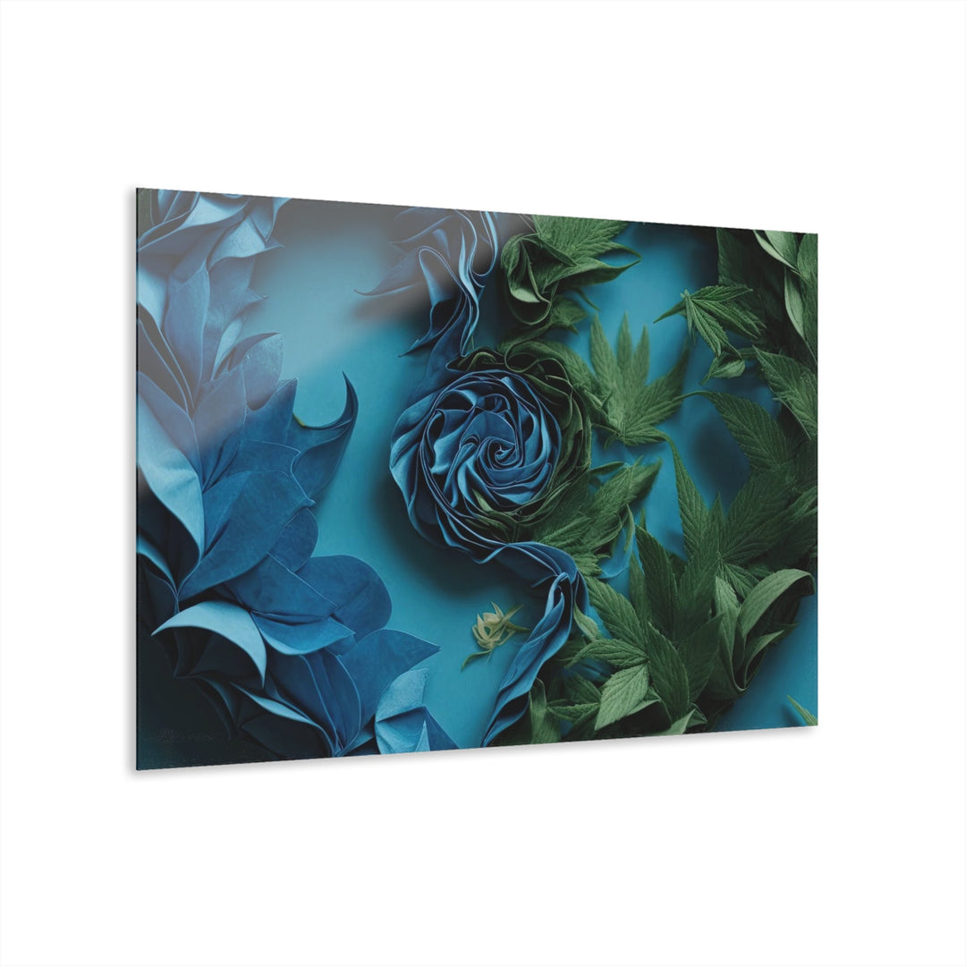 Botanical Dual Heart - Acrylic Prints (French Cleat Hanging) - Home Decor - g(0D·IO) - 36" x 24" (Horizontal) - 0.25'' -