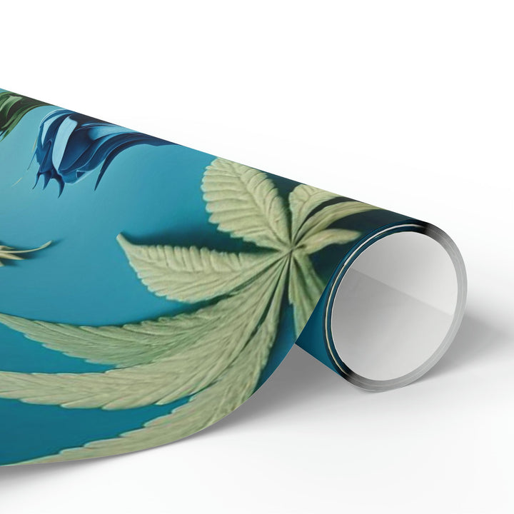Botanical Dual Heart - Wrapping Paper - Home Decor - g(0D·IO) - 30'' x 72'' - Matte -