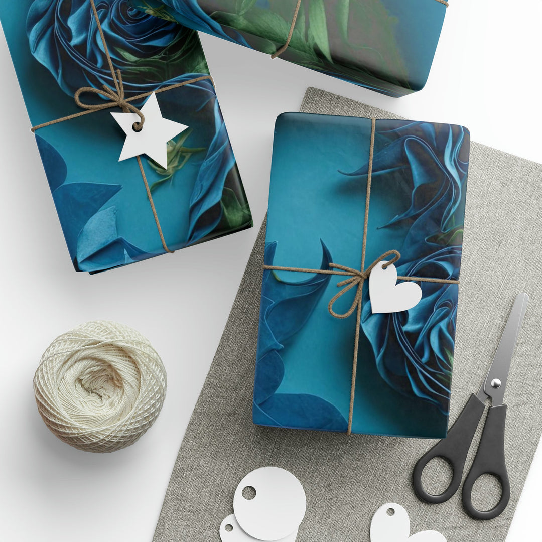 Botanical Dual Heart - Wrapping Paper - Home Decor - g(0D·IO) - 30'' x 72'' - Matte -