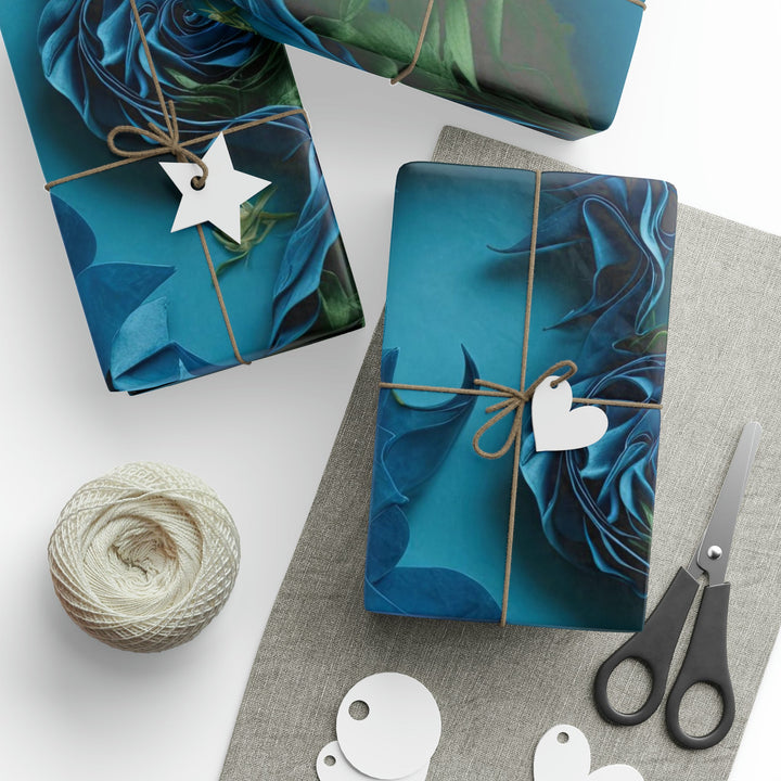 Botanical Dual Heart - Wrapping Paper - Home Decor - g(0D·IO) - 30'' x 72'' - Matte -
