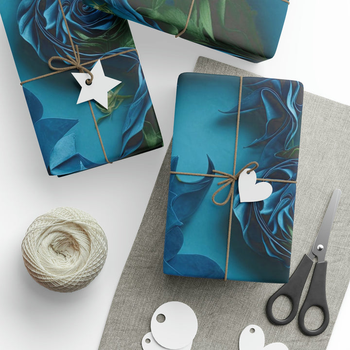 Botanical Dual Heart - Wrapping Paper - Home Decor - g(0D·IO) - 30'' x 72'' - Matte -