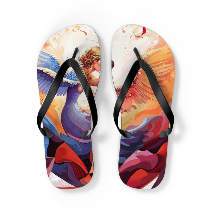 Celestial Love Embrace - Flip Flops - Shoes - g(0D·IO) - L - Black sole -