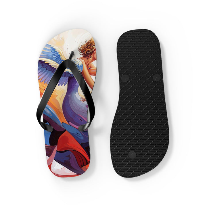 Celestial Love Embrace - Flip Flops - Shoes - g(0D·IO) - XL - Black sole -