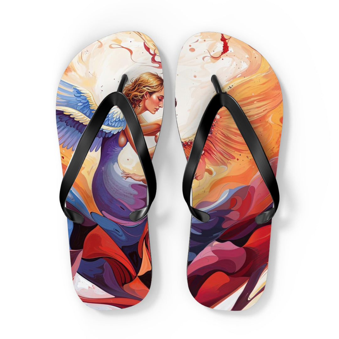 Celestial Love Embrace - Flip Flops - Shoes - g(0D·IO) - XL - Black sole -