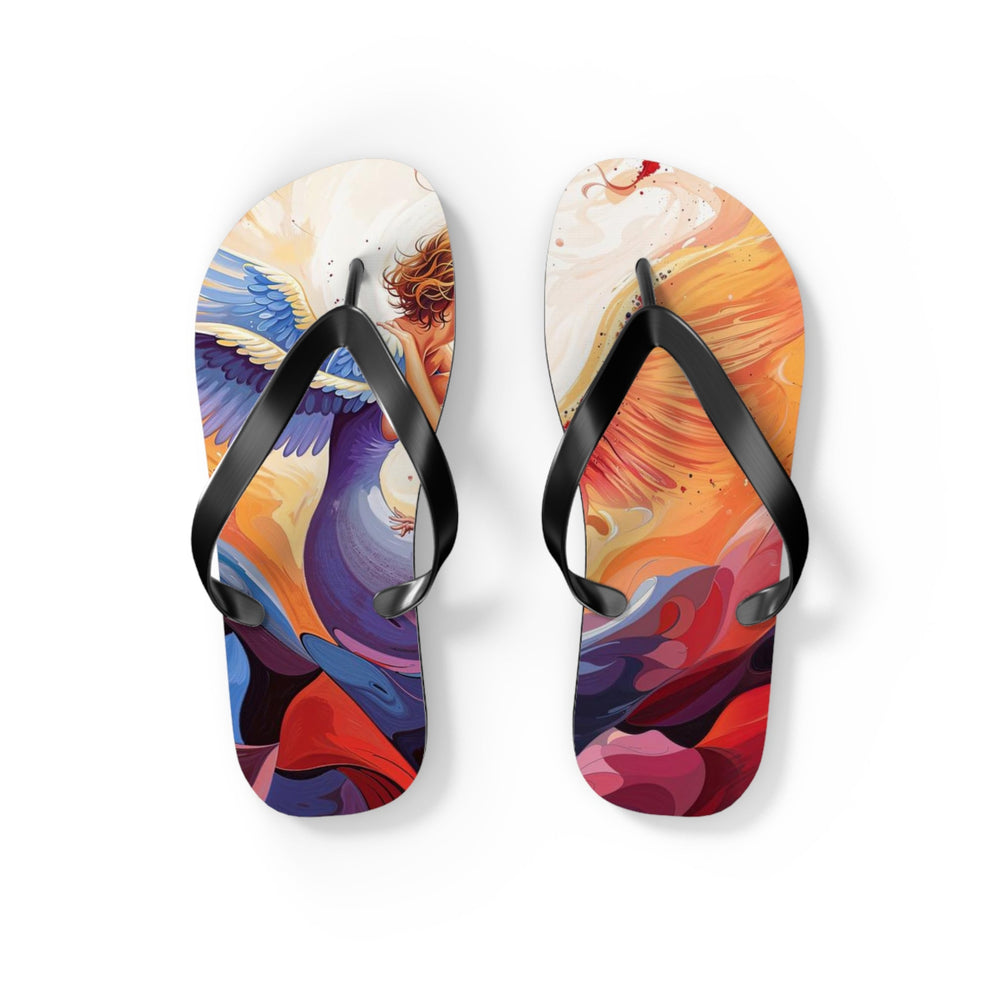 Celestial Love Embrace - Flip Flops - Shoes - g(0D·IO) - S - Black sole -