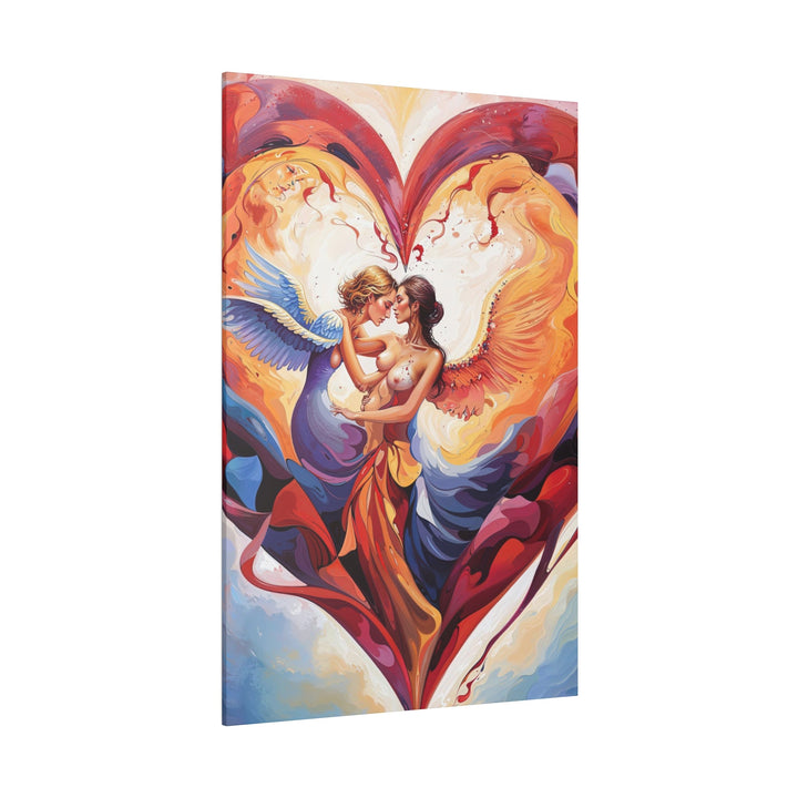 Celestial Love Embrace - Matte Canvas - Canvas - g(0D·IO) - 32" x 32" (Square) - 0.75'' -