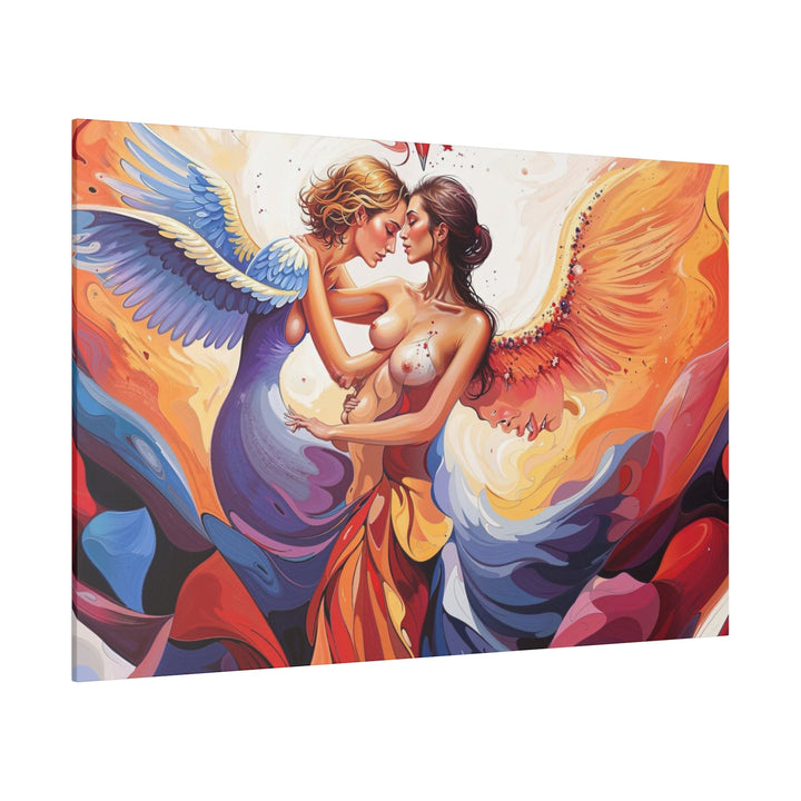 Celestial Love Embrace - Matte Canvas - Canvas - g(0D·IO) - 32" x 32" (Square) - 0.75'' -