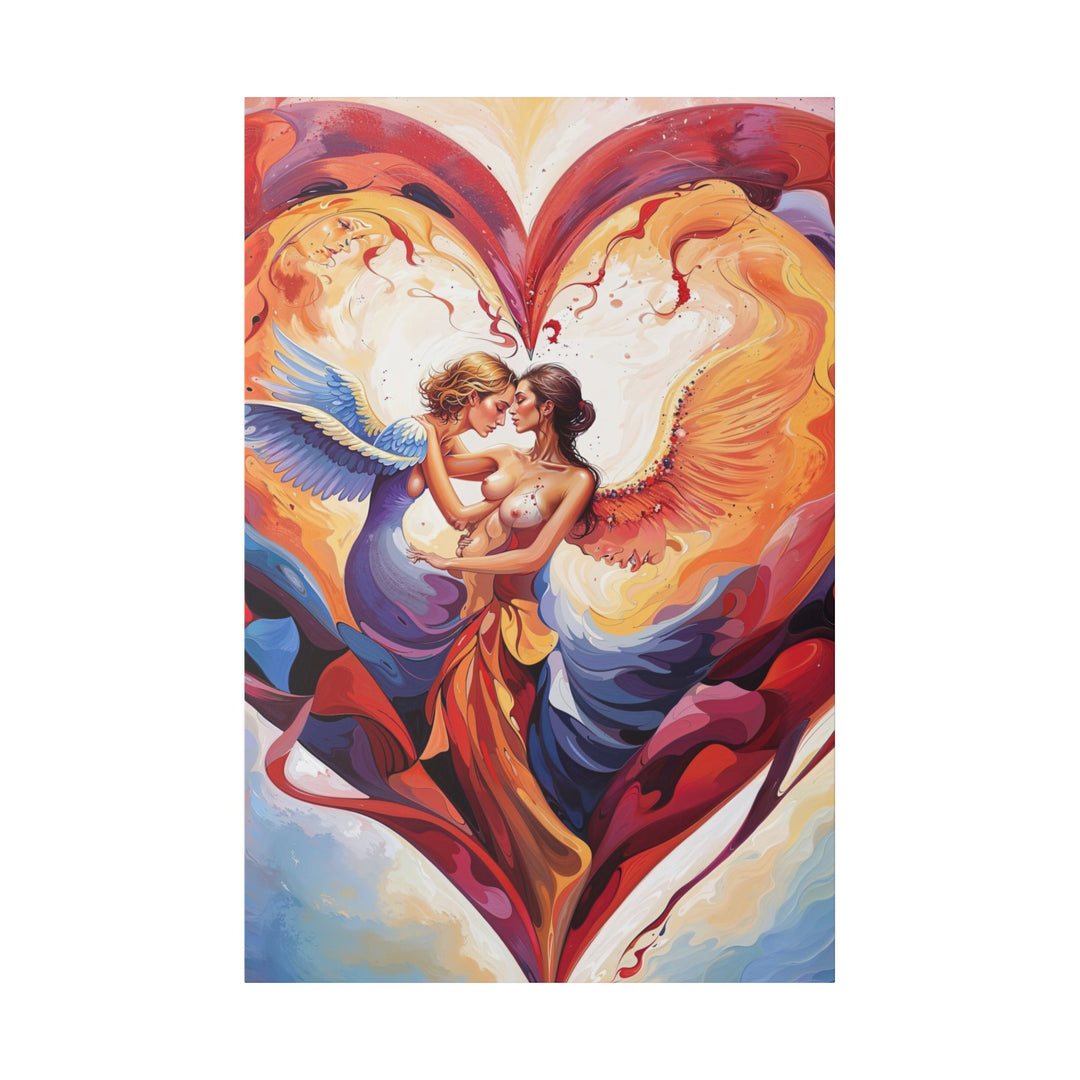 Celestial Love Embrace - Matte Canvas - Canvas - g(0D·IO) - 32″ x 48″ (Vertical) - 0.75'' -