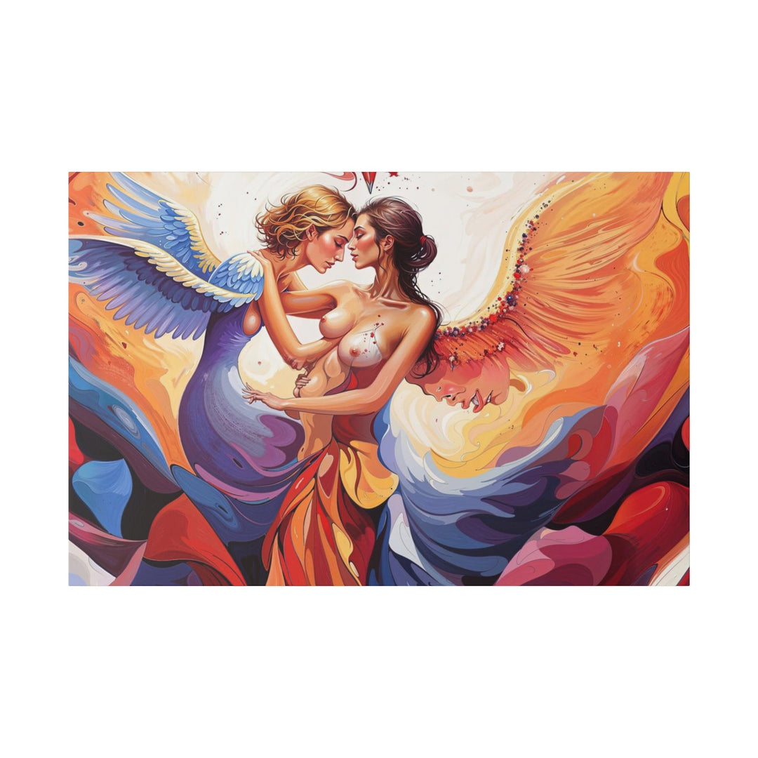 Celestial Love Embrace - Matte Canvas - Canvas - g(0D·IO) - 48″ x 32″ (Horizontal) - 0.75'' -