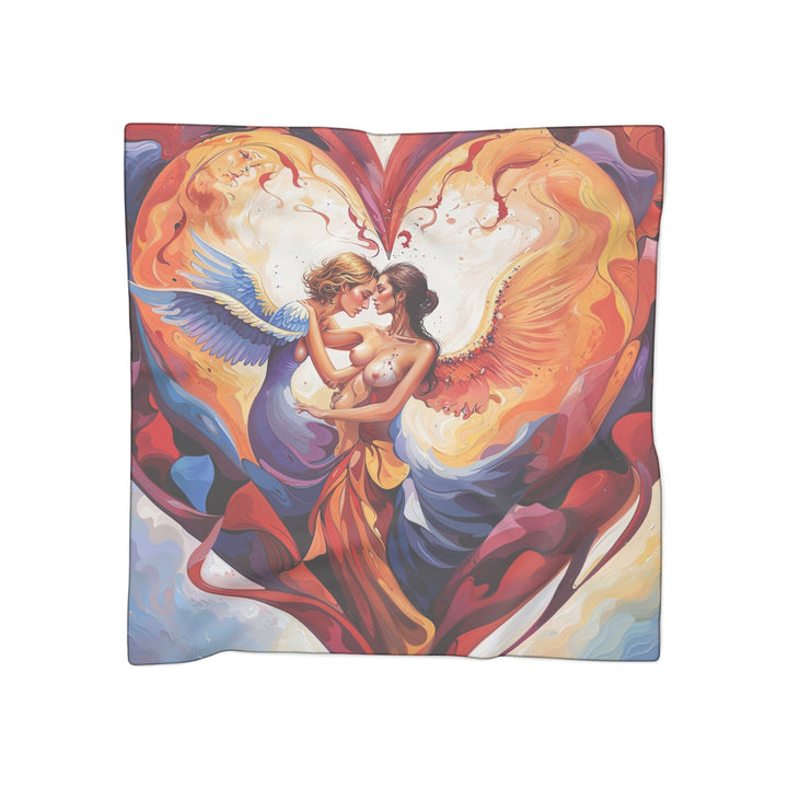 Celestial Love Embrace - Poly Scarf - Accessories - g(0D·IO) - Poly chiffon - 25" × 25" -