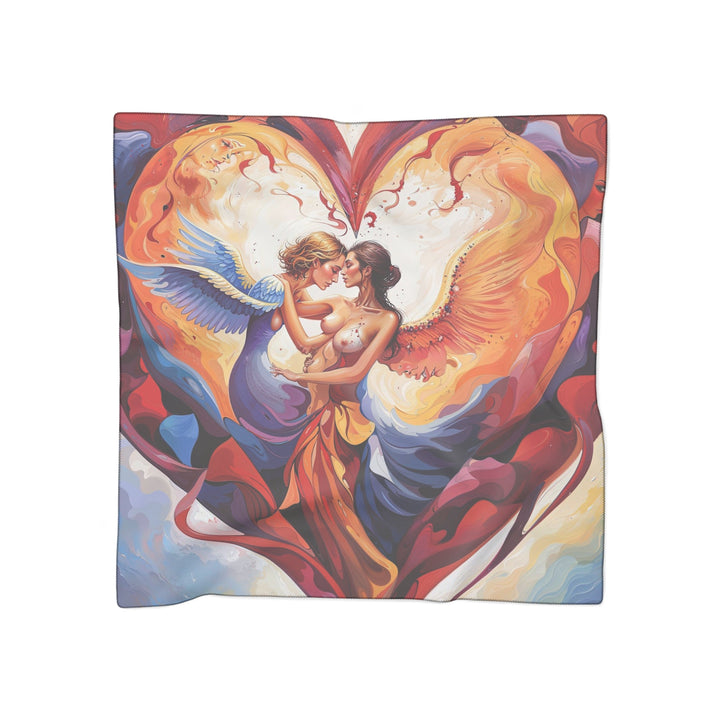 Celestial Love Embrace - Poly Scarf - Accessories - g(0D·IO) - Poly voile - 50" × 50" -