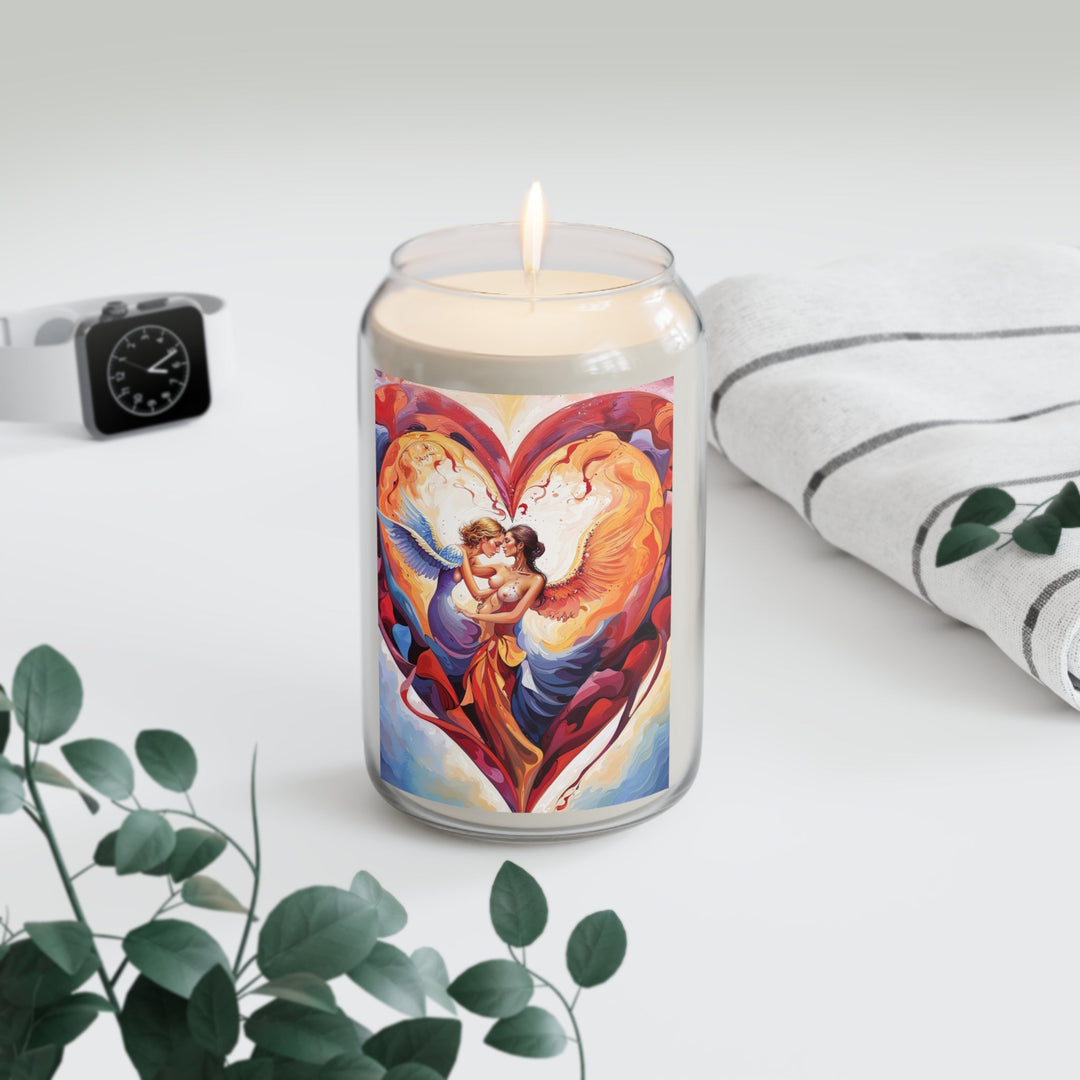 Celestial Love Embrace - Scented Candle - Home Decor - g(0D·IO) - Vanilla Bean - 13.75oz -