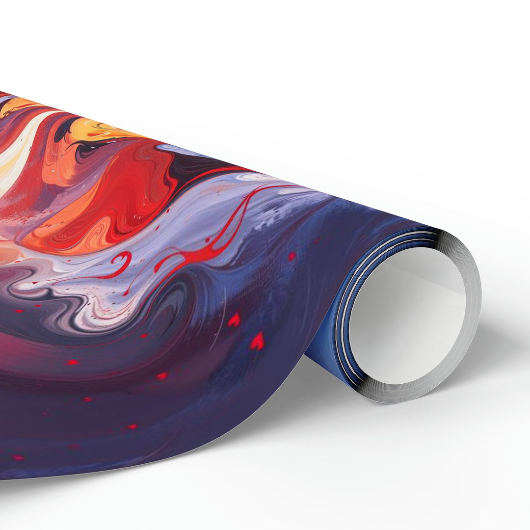 Celestial Love Embrace - Wrapping Paper - Home Decor - g(0D·IO) - 30'' x 72'' - Matte -