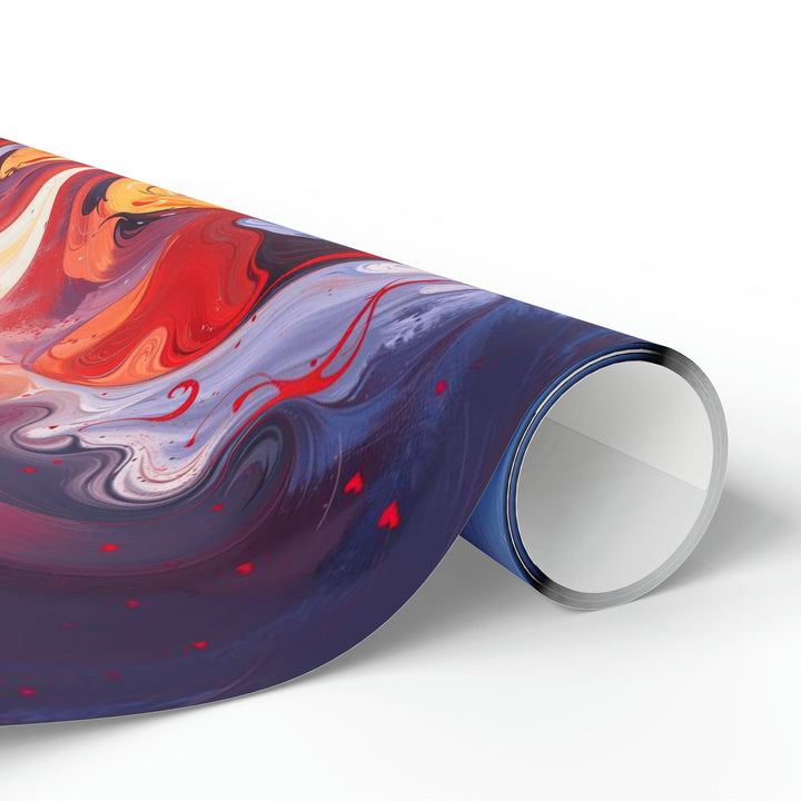 Celestial Love Embrace - Wrapping Paper - Home Decor - g(0D·IO) - 30'' x 72'' - Matte -