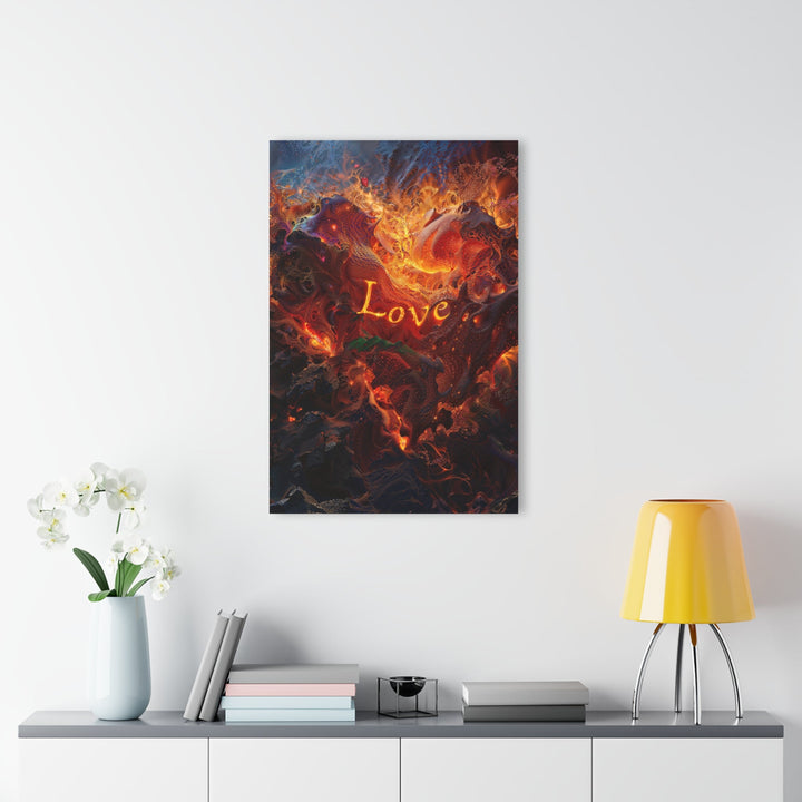 Chaotic Fiery Love - Acrylic Prints (French Cleat Hanging) - Home Decor - g(0D·IO) - 24" x 36" (Vertical) - 0.25'' -