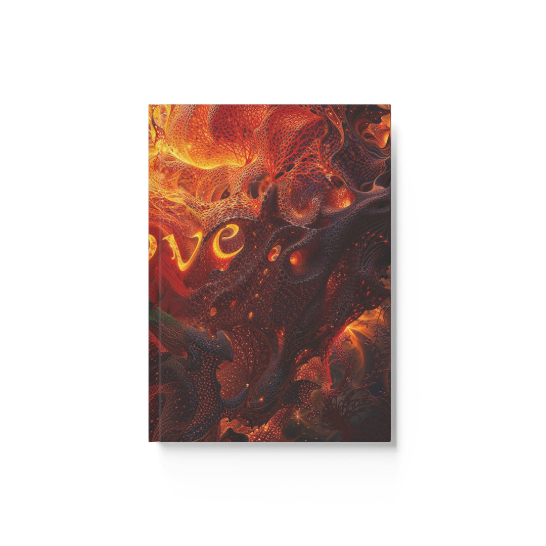 Chaotic Fiery Love - Hard Backed Journal - Paper products - g(0D·IO) - Blank - A5 - White