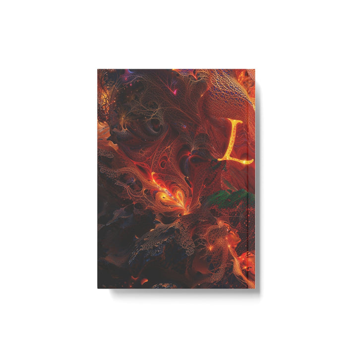 Chaotic Fiery Love - Hard Backed Journal - Paper products - g(0D·IO) - Graph - A5 - White