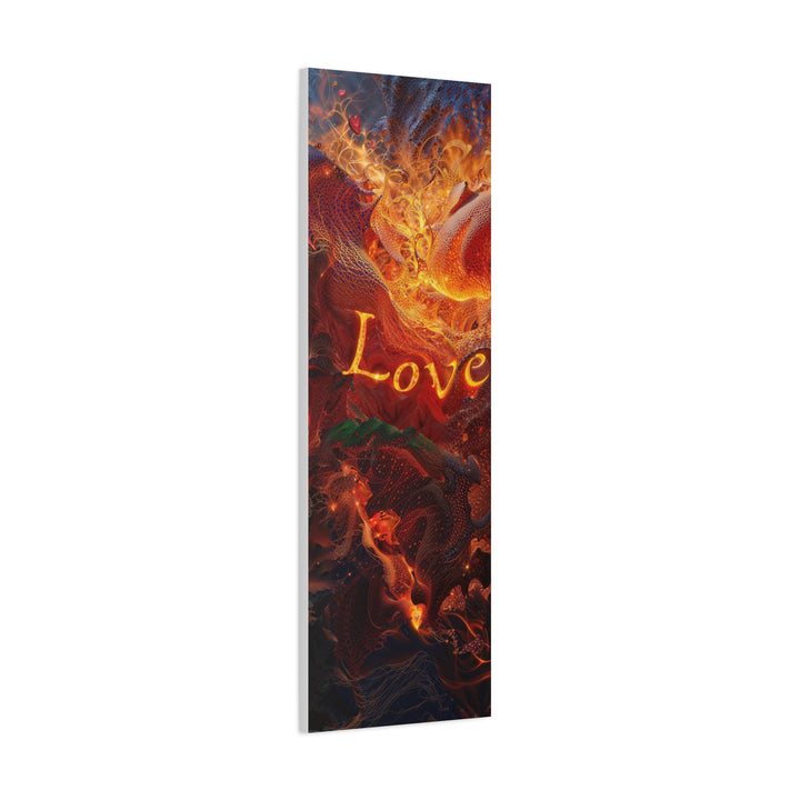 Chaotic Fiery Love - Matte Canvas Print 1.25" - Canvas - g(0D·IO) - 36" x 36" - 1.25" -